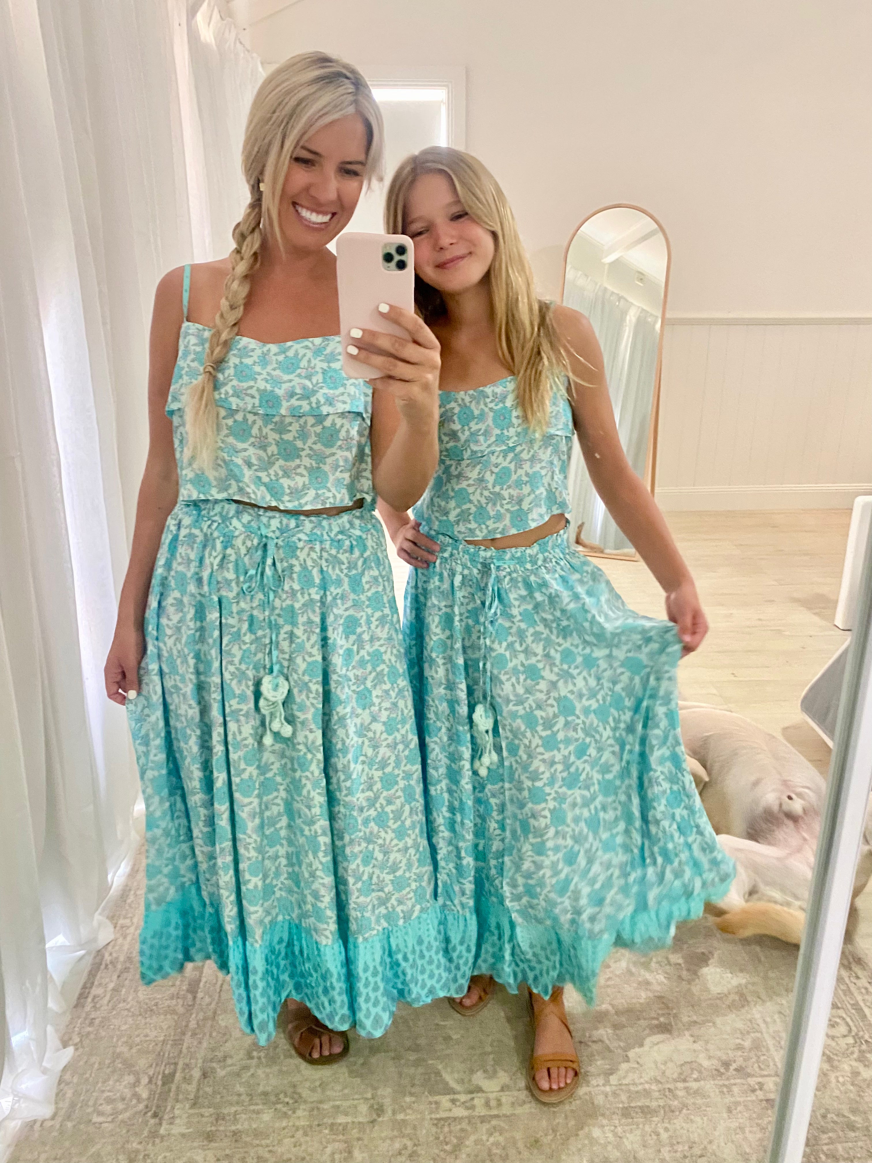Jaase Laguna Print Jordyn Top and Vela Skirt Set
