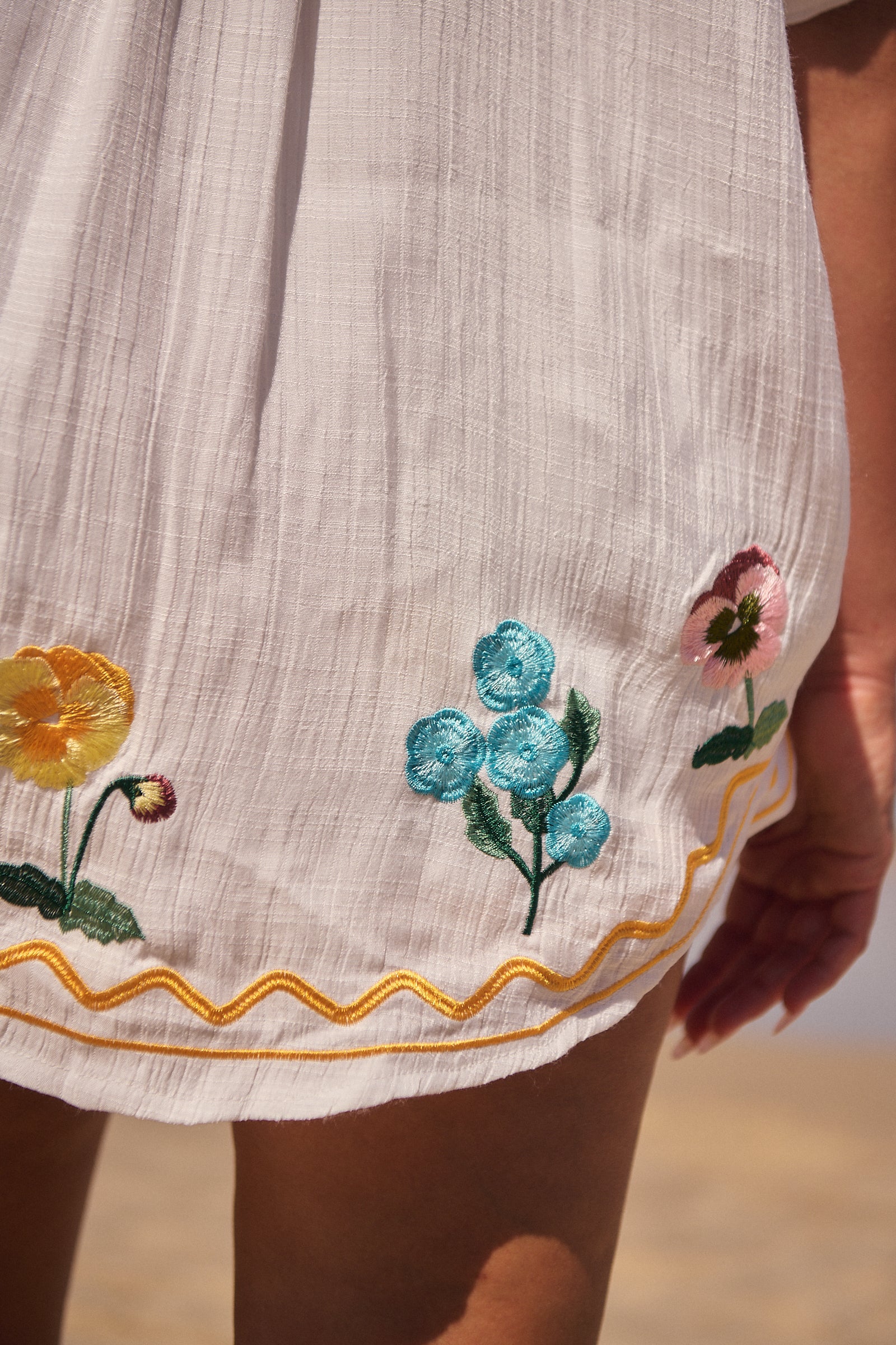 LOLA SHIRT - ETHEREA EMBROIDERED