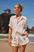 LOLA SHIRT - ETHEREA EMBROIDERED
