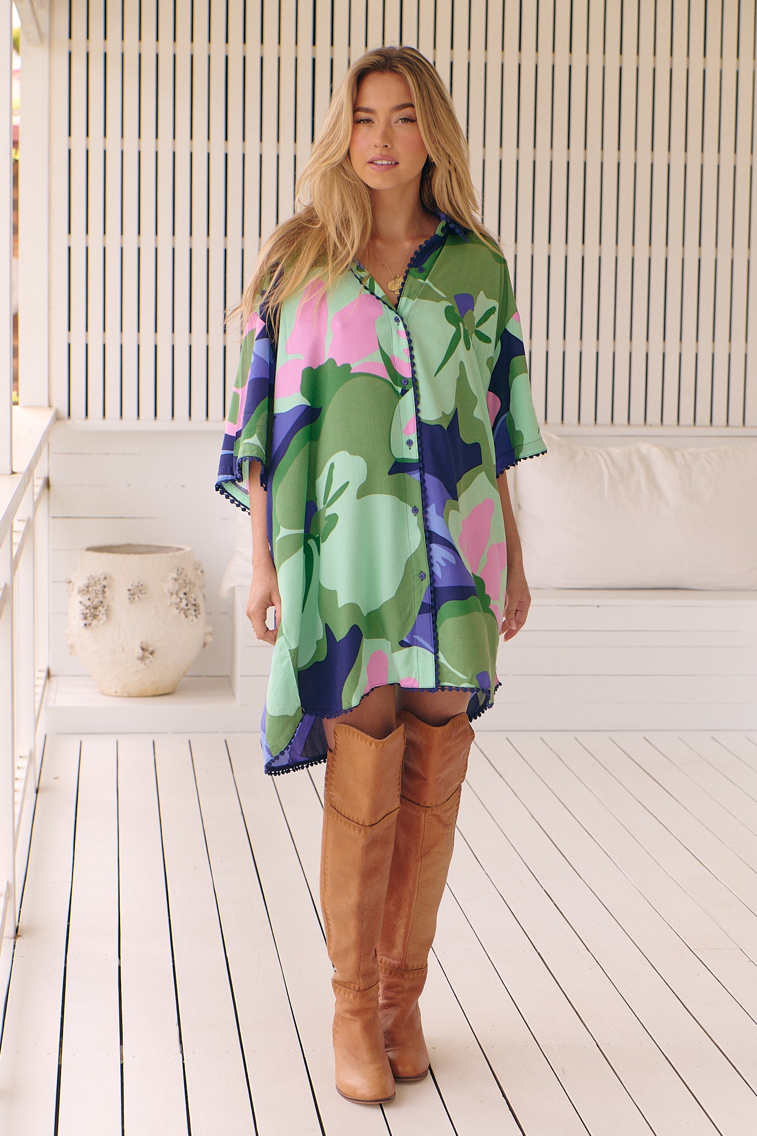 Dustin Shirt Dress - Kalm