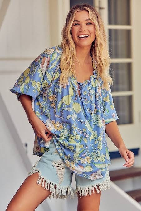 Jaase Blue Dusk Sebastian Blouse