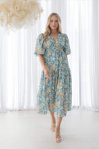 Ebby and I Jade Floral Maxi Dress