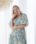 Ebby and I Jade Floral Maxi Dress