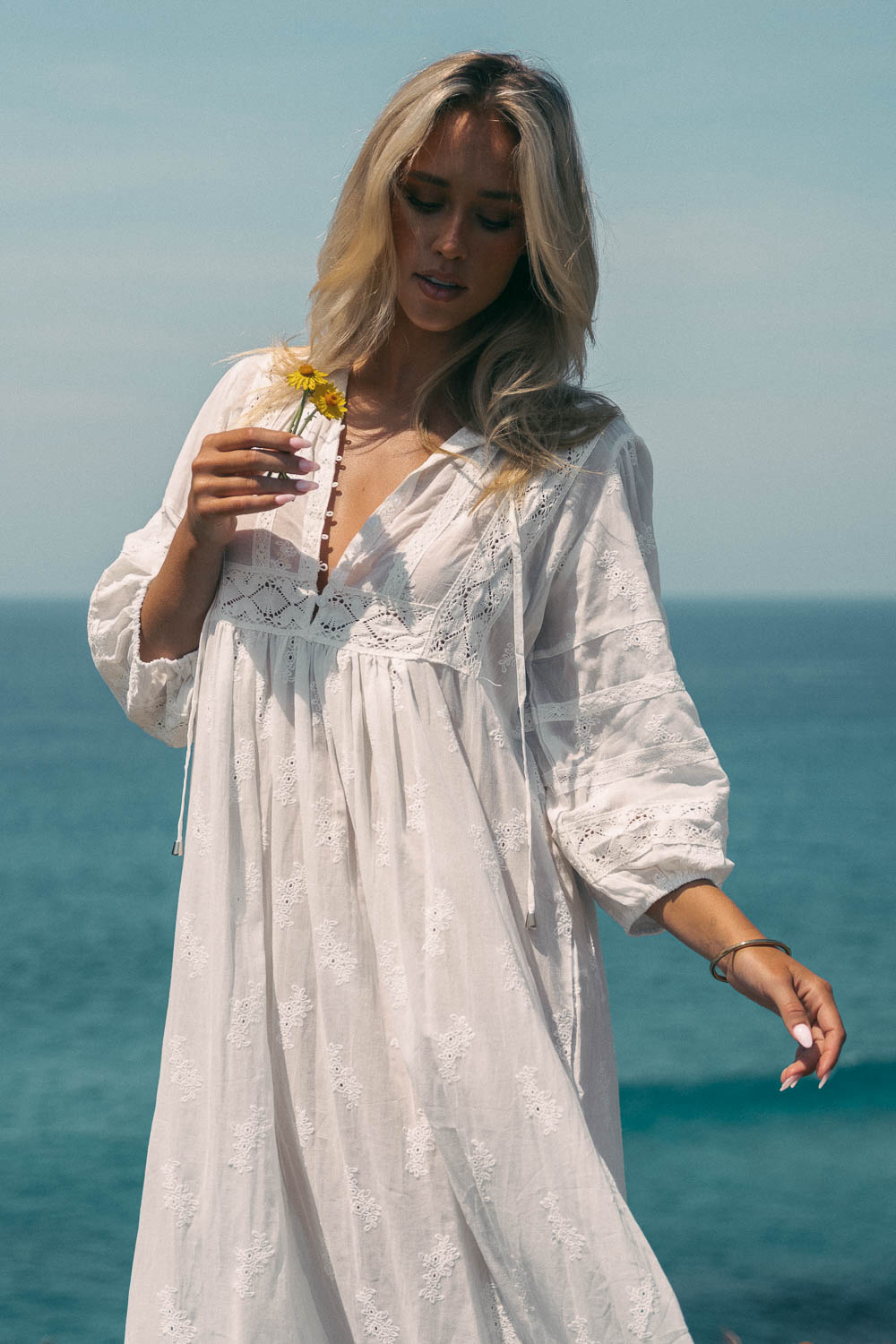 AMORE MAXI DRESS - ETHEREA EMBROIDERED