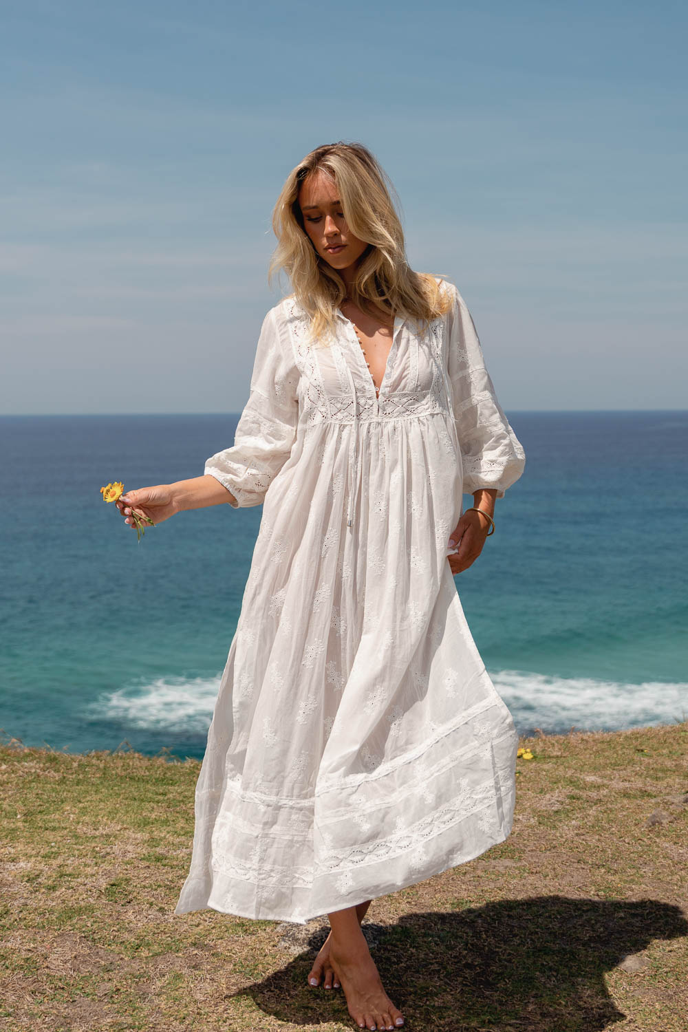 AMORE MAXI DRESS - ETHEREA EMBROIDERED
