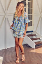 Jaase Blue Dusk Sebastian Blouse