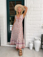 Love Letters Print Esmi Maxi Dress by Jaase