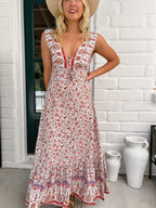 Love Letters Print Esmi Maxi Dress by Jaase