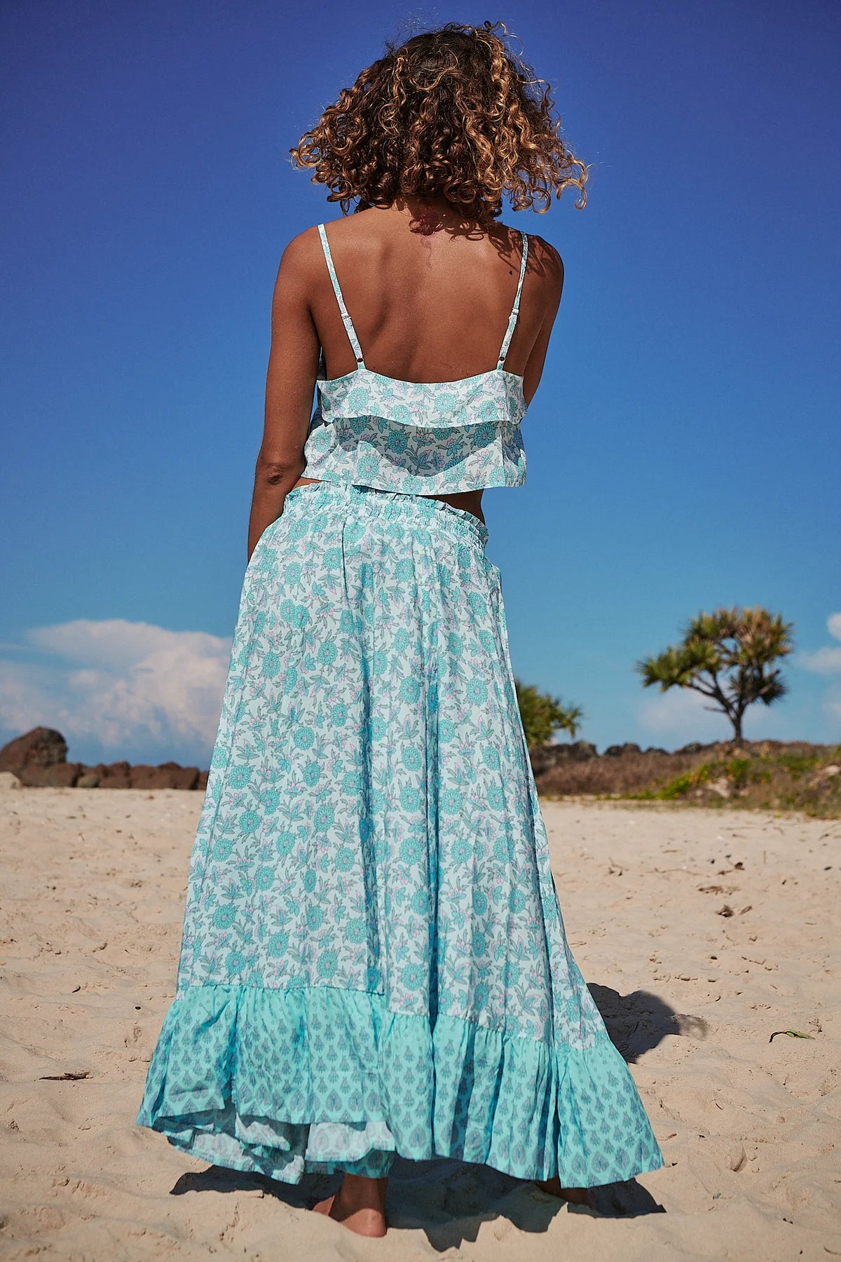 Jaase Laguna Print Jordyn Top and Vela Skirt Set
