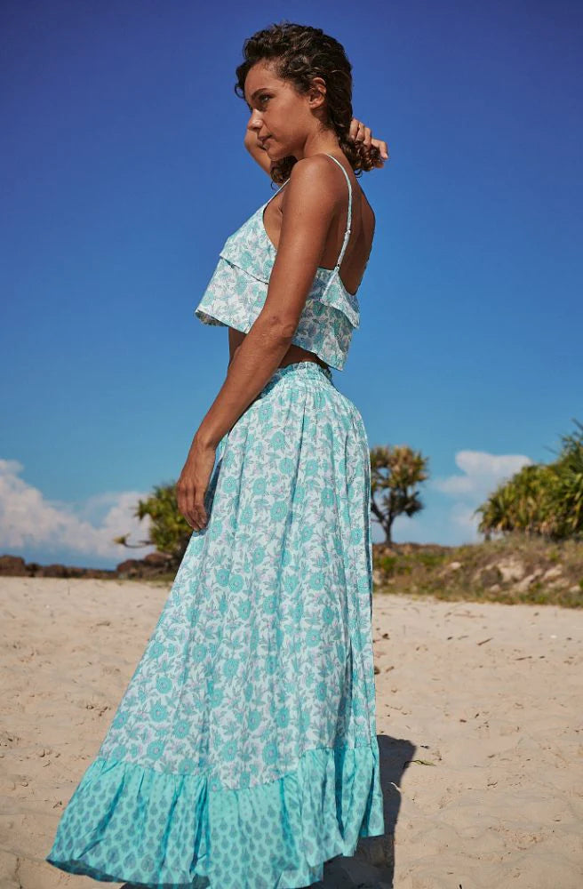 Jaase Laguna Print Jordyn Top and Vela Skirt Set