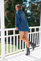 Texas Cord Shirt - Navy