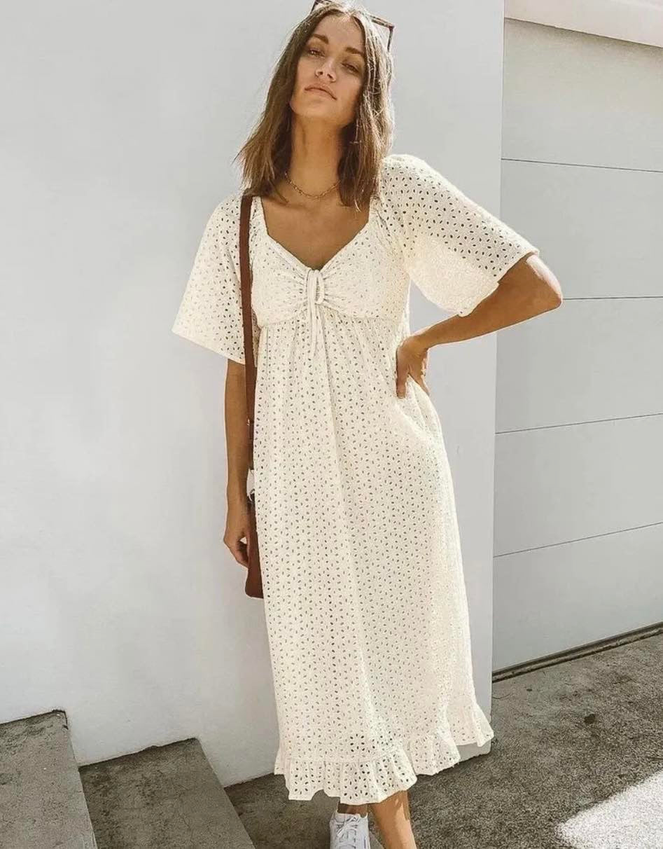 Paper Heart Midi Dress