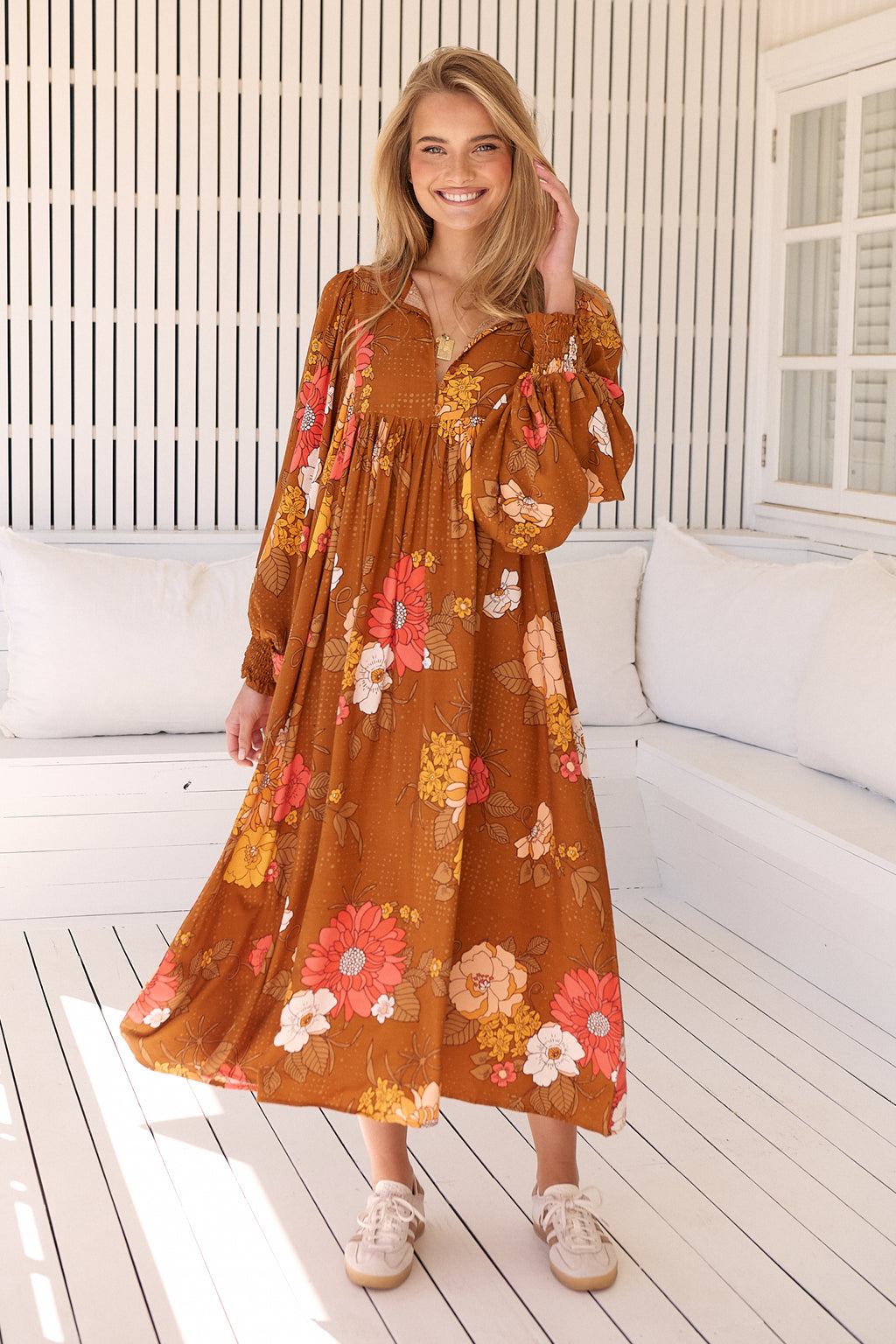 Tia Midi Dress - Natalia