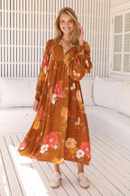 Tia Midi Dress - Natalia