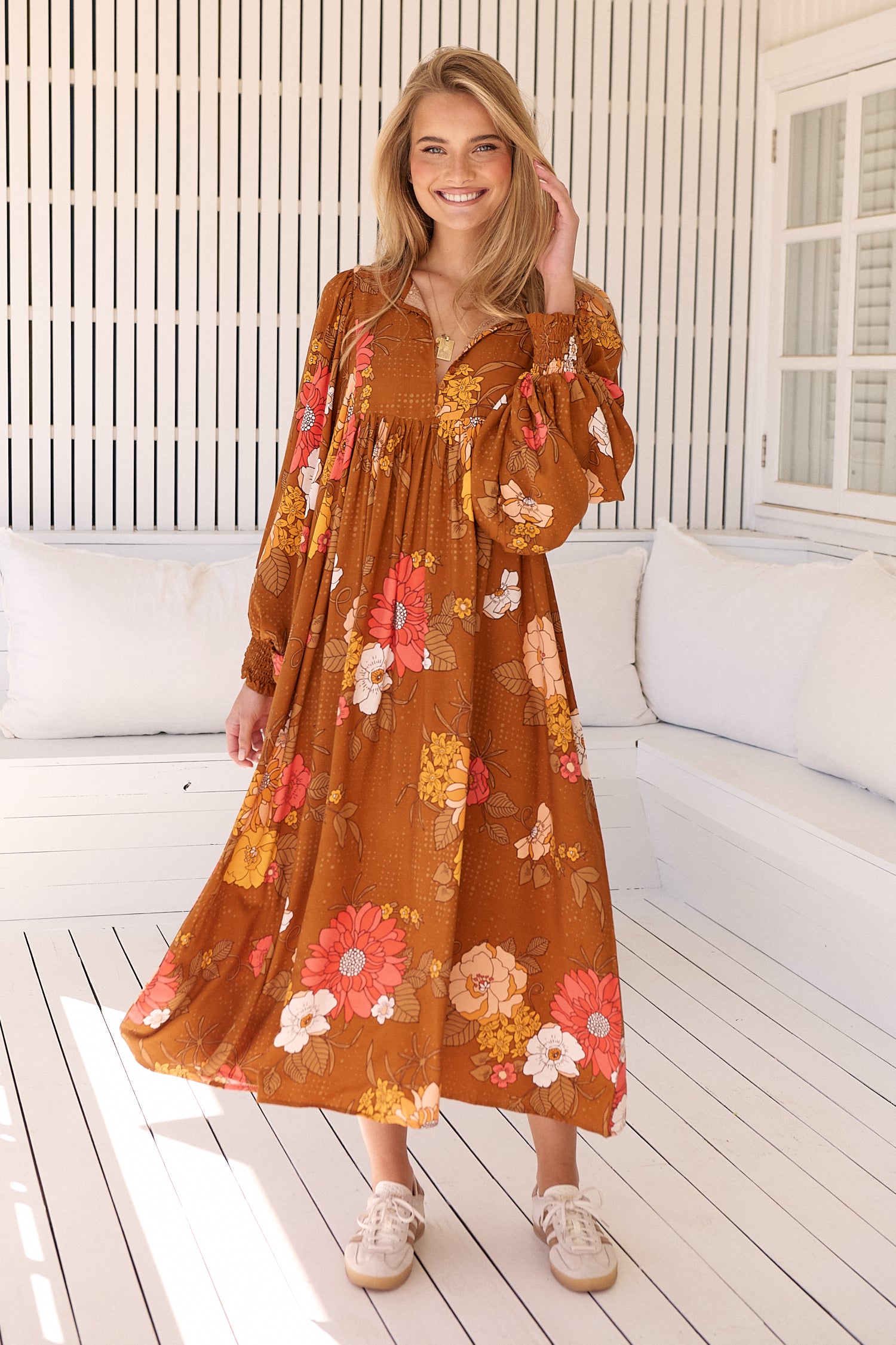 Tia Midi Dress - Natalia