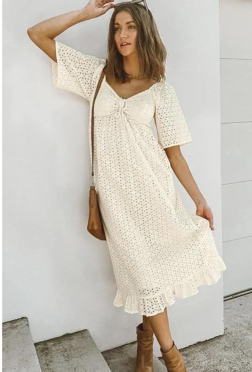 Paper Heart Midi Dress