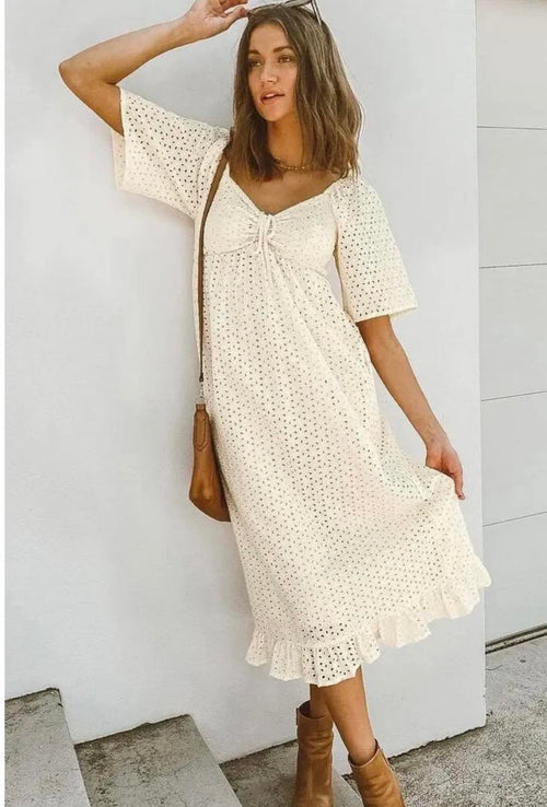 Paper Heart Midi Dress