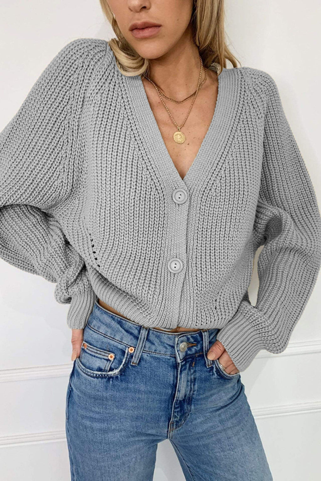 Autumn Cardigan ~ Grey