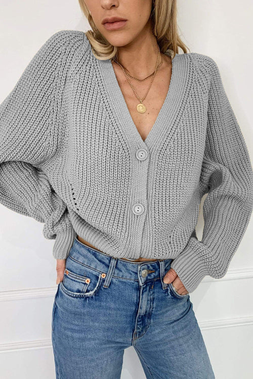 Autumn Cardigan ~ Grey