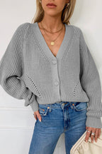 Autumn Cardigan ~ Grey