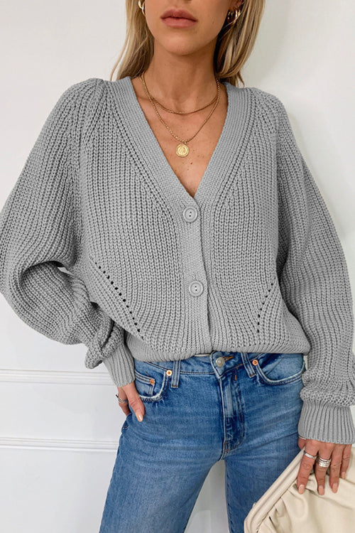 Autumn Cardigan ~ Grey