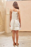 Jaase White Lux Mini Dress