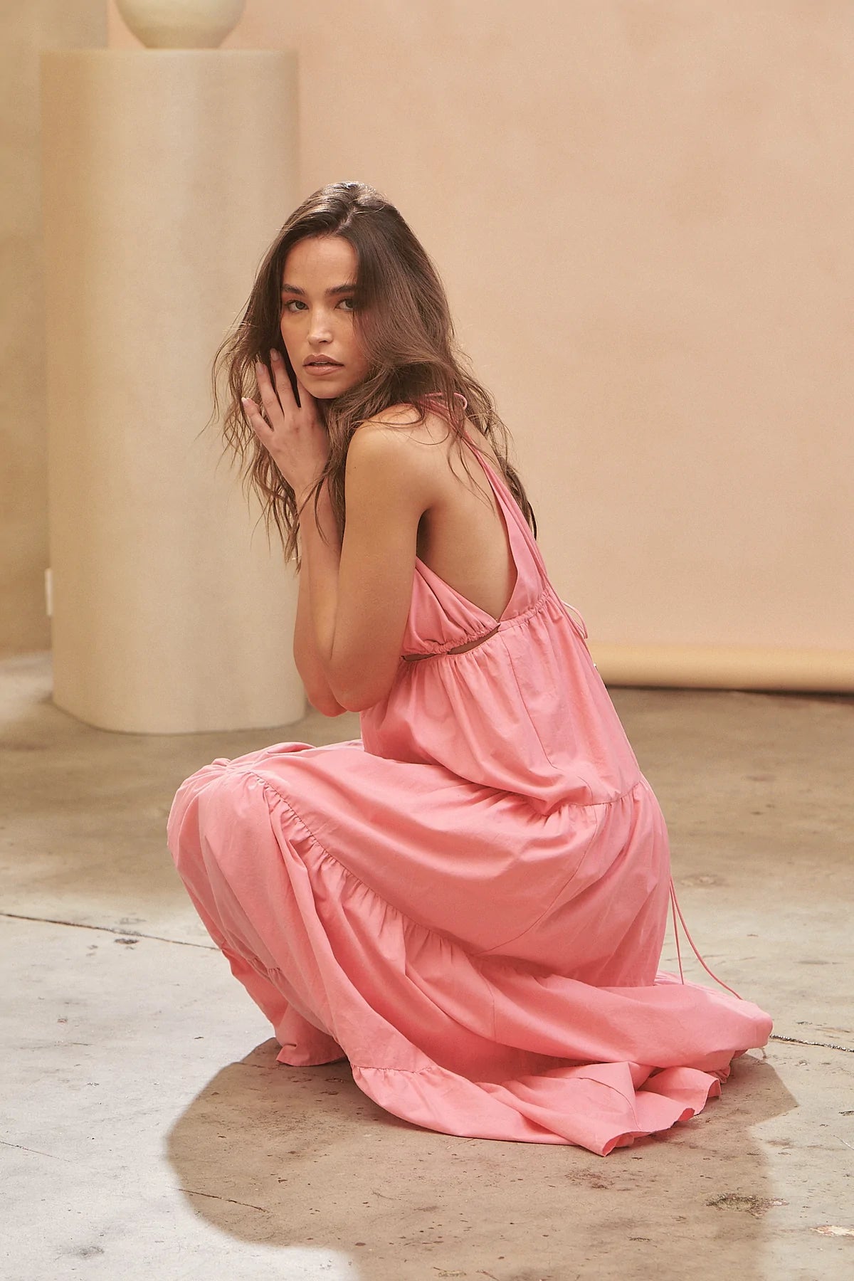 Jaase Benita Maxi Dress ~ Pink Cotton Candy