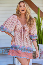 Jaase Summi Mini Dress ~ Banksii Print