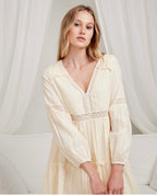 Iris Maxi Cotton Baby Doll Dress