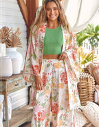Jaase Hibiscus Pant ~ Verbena Print
