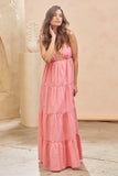 Jaase Benita Maxi Dress ~ Pink Cotton Candy