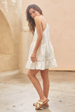 Jaase White Lux Mini Dress