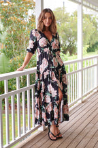Jaase Tessa Maxi ~ Peach Wild Flower