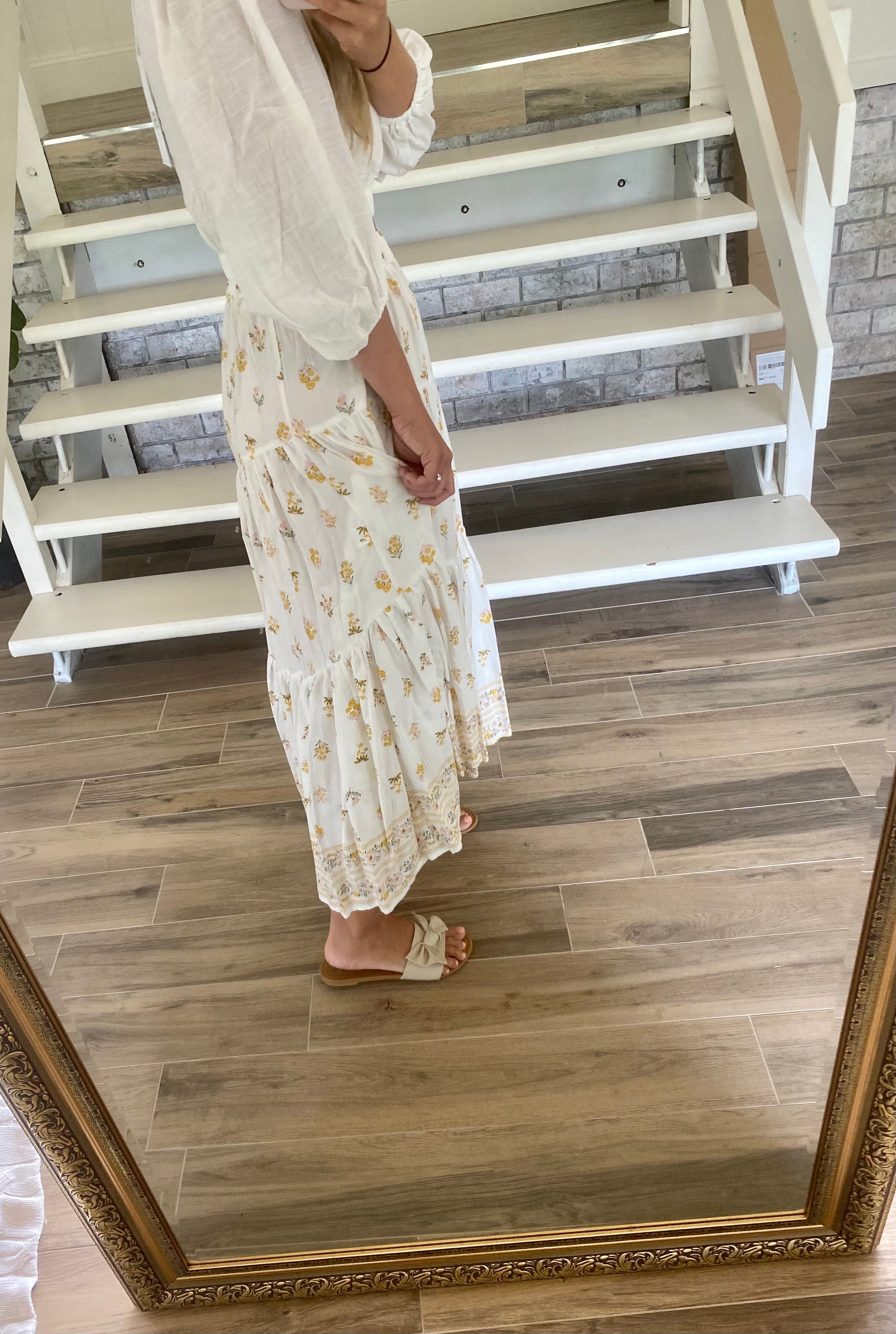 White Closet Pearl Top