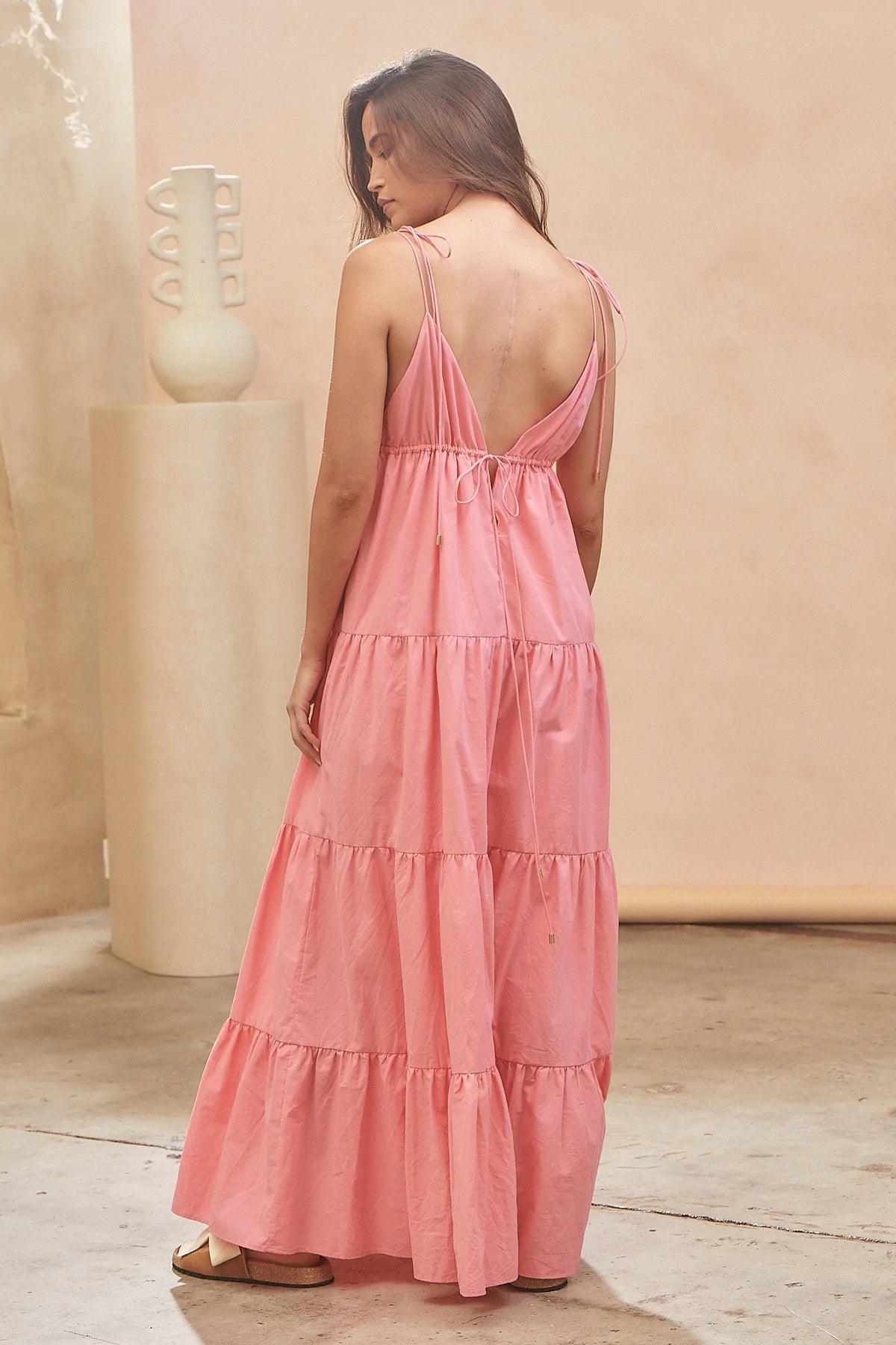 Jaase Benita Maxi Dress ~ Pink Cotton Candy