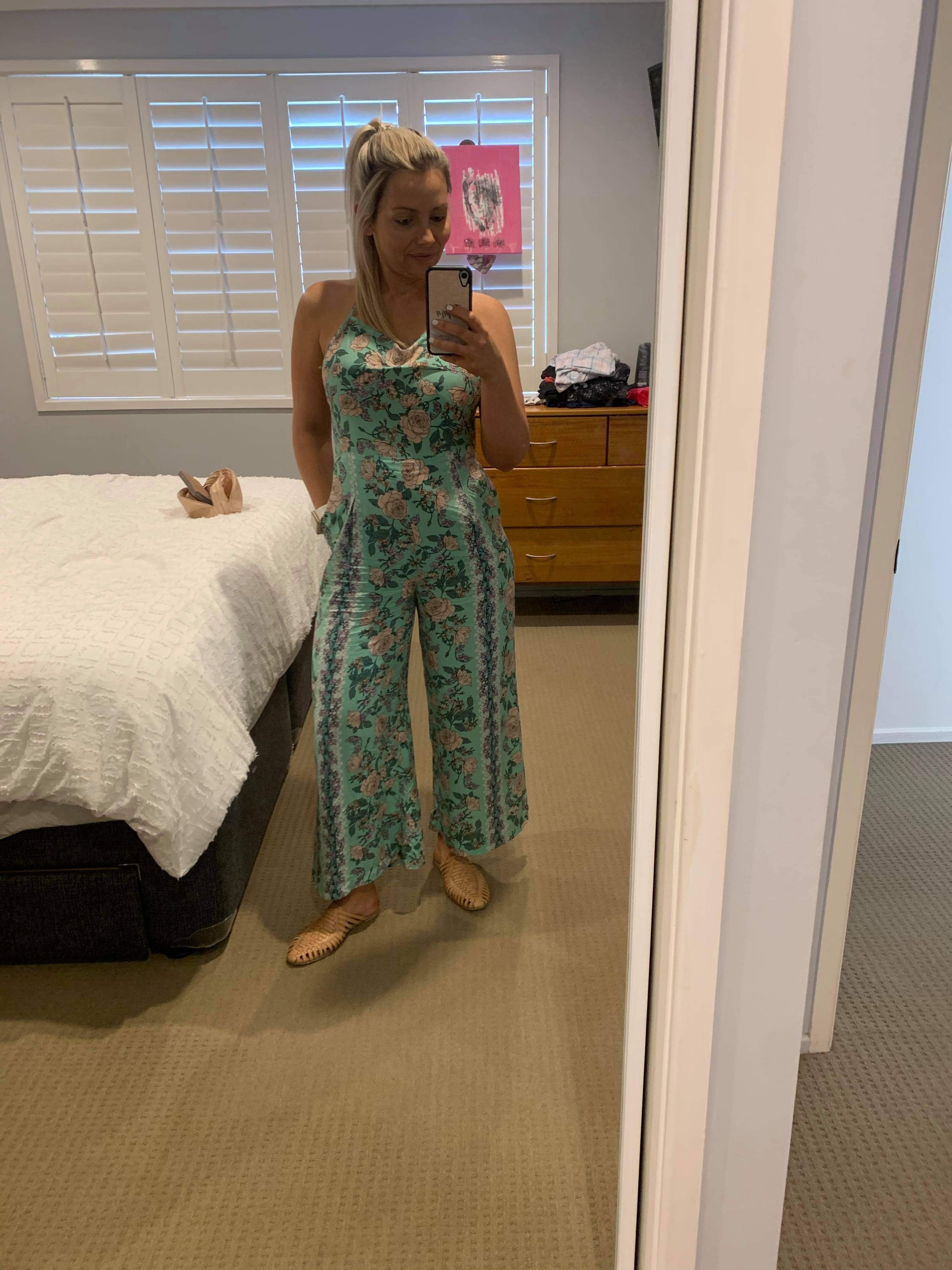 Jaase Venice Print Vacation Jumpsuit
