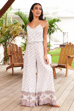 Jaase Crystal Jumpsuit ~ Lulu Print
