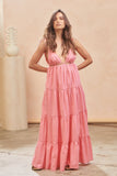 Jaase Benita Maxi Dress ~ Pink Cotton Candy