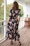 Jaase Tessa Maxi ~ Peach Wild Flower