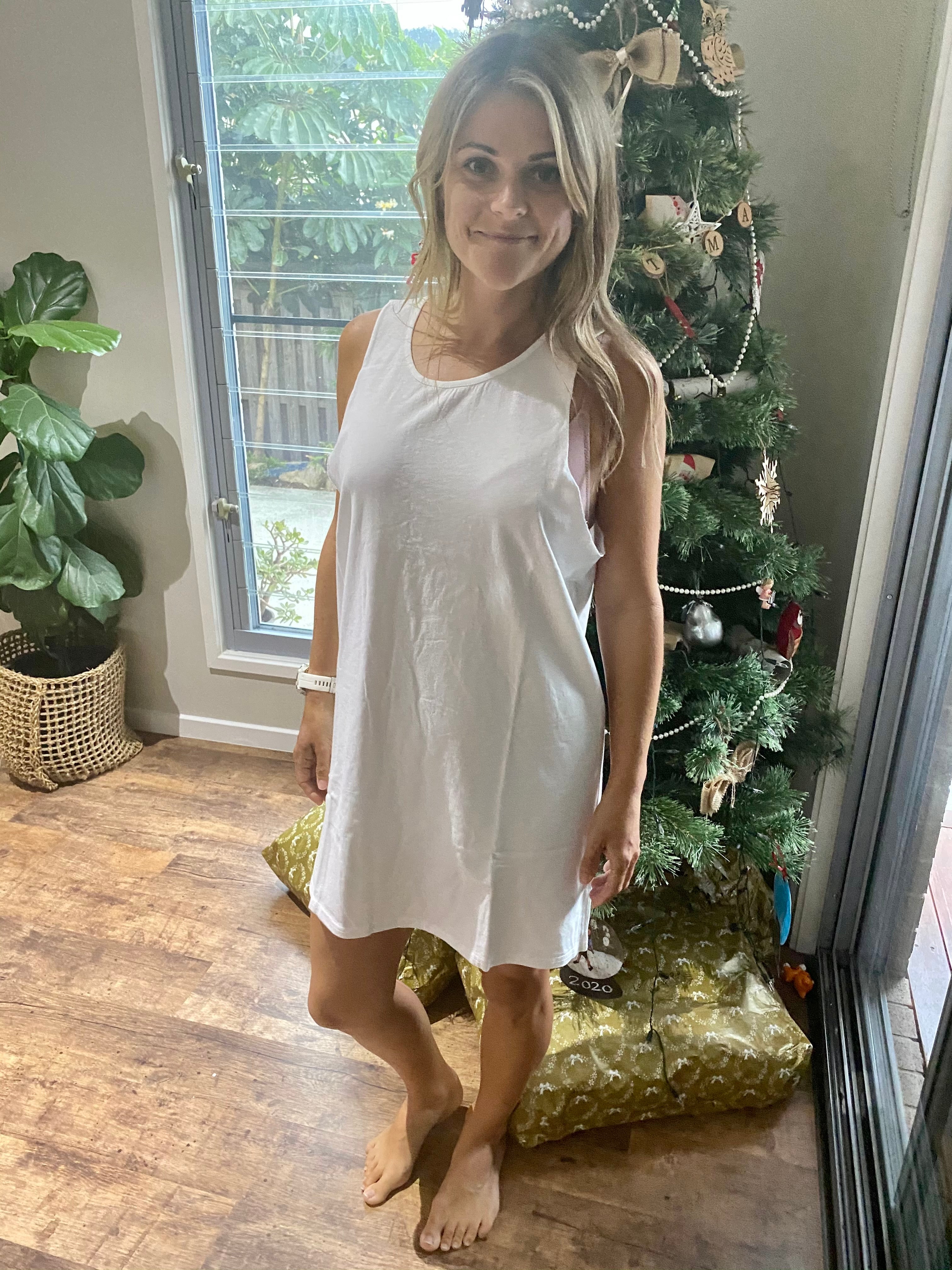 Jaase White Singlet Dress