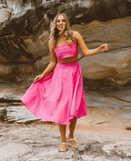 Ebby and I Linen Luxx Pink Set